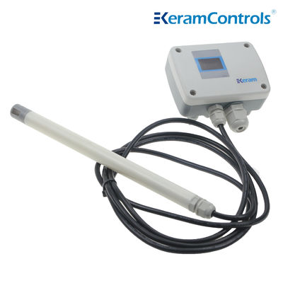 HVAC এর জন্য 0-90RH এয়ার ভেলোসিটি ট্রান্সমিটার