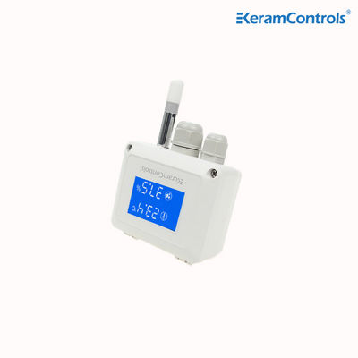 LCD ডিসপ্লে নালী তাপমাত্রা এবং আর্দ্রতা ট্রান্সমিটার 4-20mA