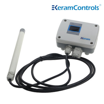 ক্যাবল টাইপ এয়ার ভেলুসিটি ট্রান্সমিটার 0-10V আউটপুট IP65