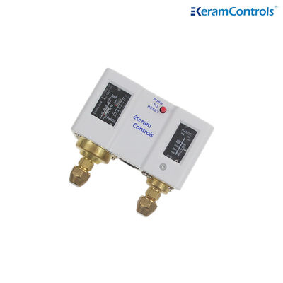 ব্রাস সংযোগ ডুয়াল Hvac চাপ সুইচ CE প্রত্যয়িত