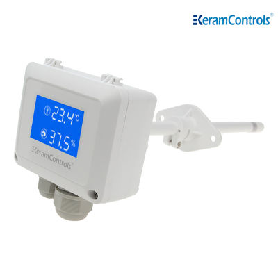 4-20mA এলসিডি ডিসপ্লে তাপমাত্রা আর্দ্রতা ট্রান্সমিটার জন্য hvac