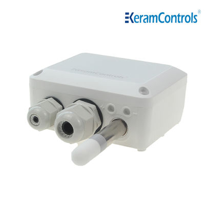 এইচভিএসি সিস্টেমের জন্য 0 ~ 5V ব্যাকলাইট এলসিডি তাপমাত্রা আর্দ্রতা ট্রান্সমিটার